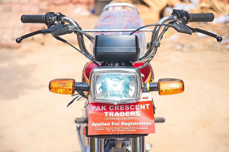 A new motorbike ready to be handed to a Harvest Hands pastor