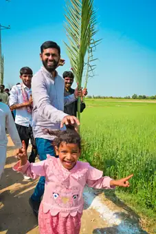 Palm Sunday celebration