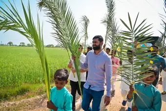 Palm Sunday celebration